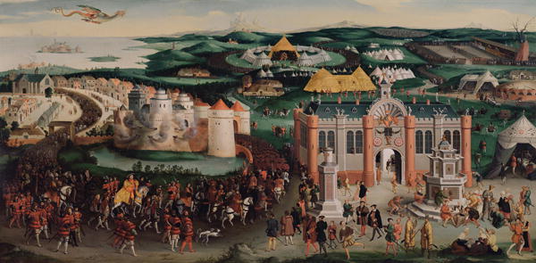 Friedrich_Bouterwek_-_Meeting_at_the_Field_of_the_Cloth_of_Gold,_7th_June_1520 The field of the cloth of gold