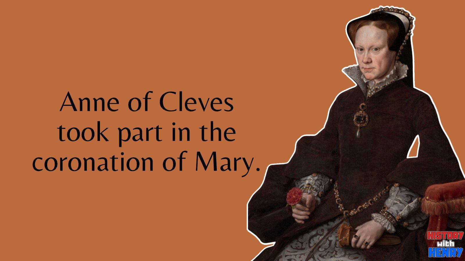 8 Anne of Cleves took part in the coronation of Mary. Facts about Anne of Cleves
