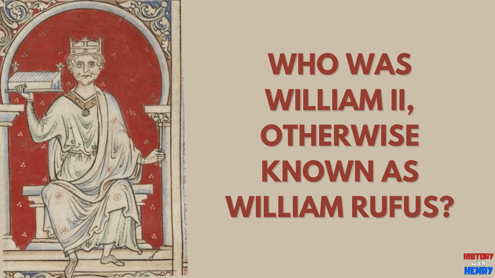 The murder of William Rufus