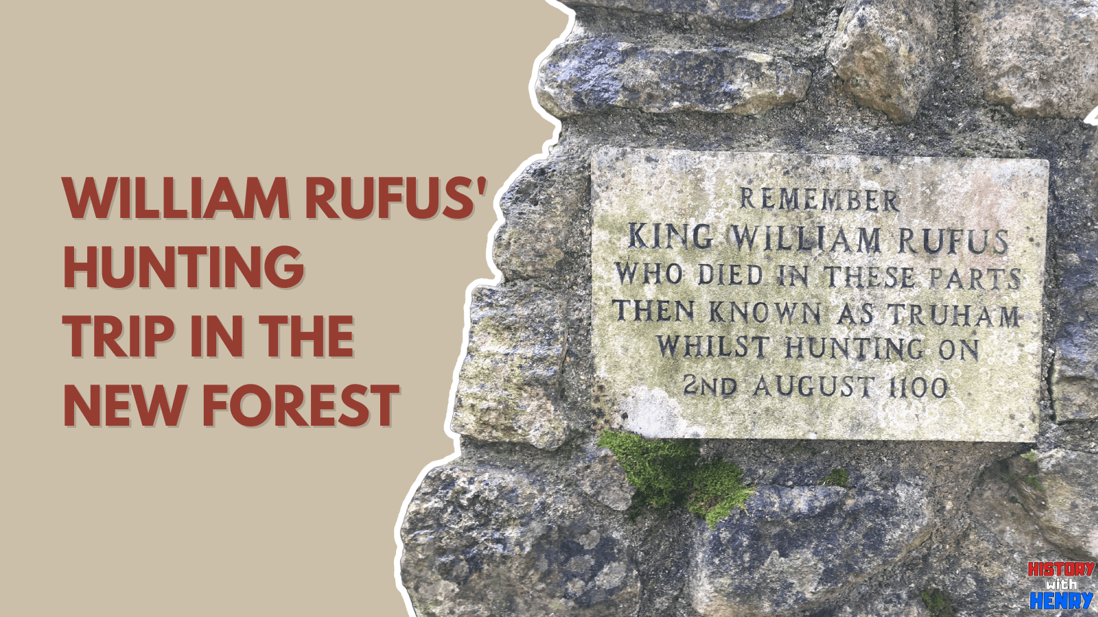 2 The murder of William Rufus