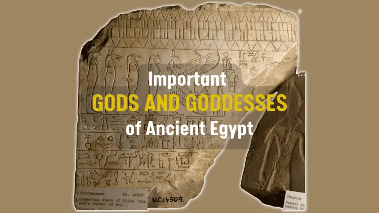Important Gods and Goddesses of Ancient Egypt