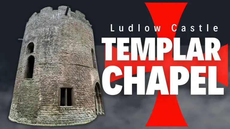 The Knights Templar Chapel at Ludlow Castle