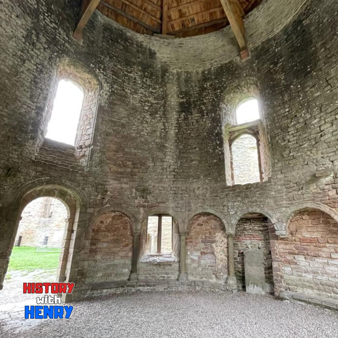 Interior of Knights Templar Chapel Ludlow Castle